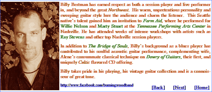 Billy Bertman / Guitarist